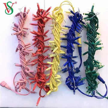 Custom Shape Small Double Ball LED Outdoor String Lights