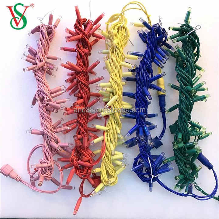 Custom Shape Small Double Ball LED Outdoor String Lights