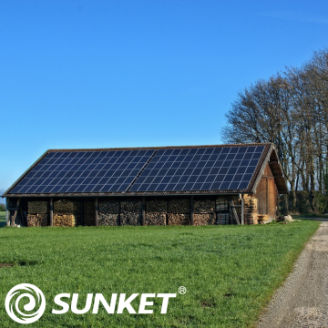 Solar Mono Panel 550W Halbschnitt Hohe Effizienz