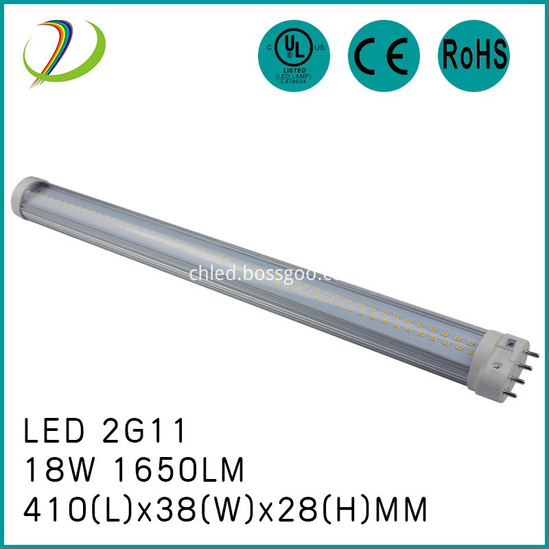 18W PL 2G11 tube light 