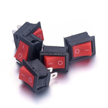 Wholesale Universal Car Part 2 PINS On-Off Large Rectangle Rocker Switch KCD1-101 250V/6A