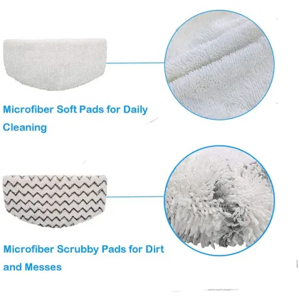 Replacement Microfiber Steam Mop Pads for Bissell PowerFresh Series 1940, 1440, 1544, 1806, 2075
