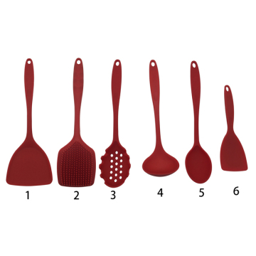 Ensemble de 6 ustensiles de cuisine en silicone