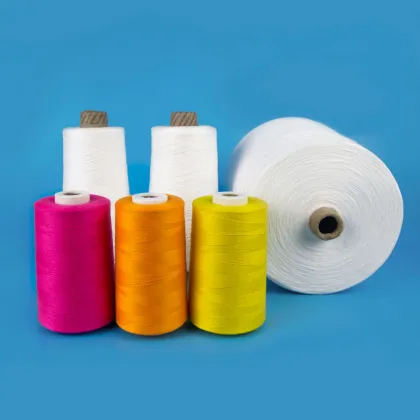 Polyester Yarn Spun 100 Polyester Yarn 30/2 Textile Yarn