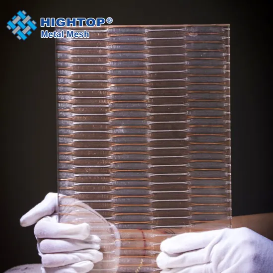 Decorative Metal Mesh Fabric Laminated Glass Solutions for Residential Architecture