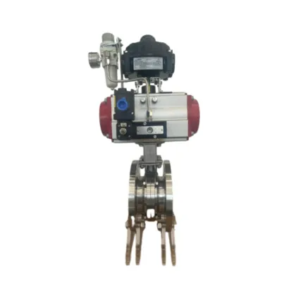 Pneumatic Sanitary Butterfly Valves