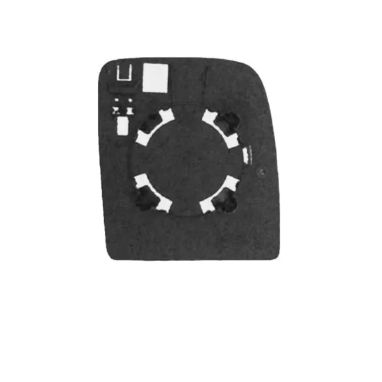 Car Side Heated Exterior Rear View Mirror Glass for CITROEN JUMPY (2007-2016)