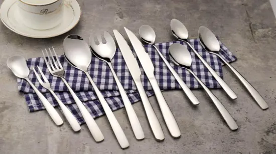 304 Stainless Steel Tableware Spoon Fork Knife