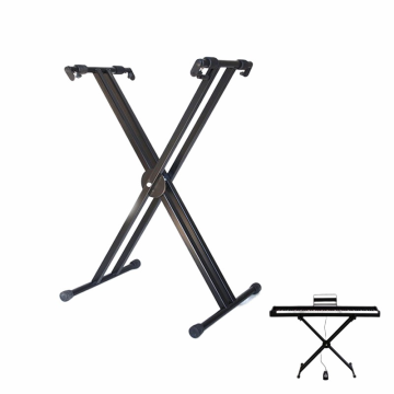 Adjustable Portable Single Metal X Style Keyboard Stand for Piano and Electric Piano