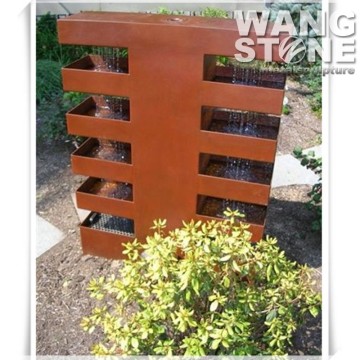 Corten Steel Unique Outdoor Decoration Water Feature