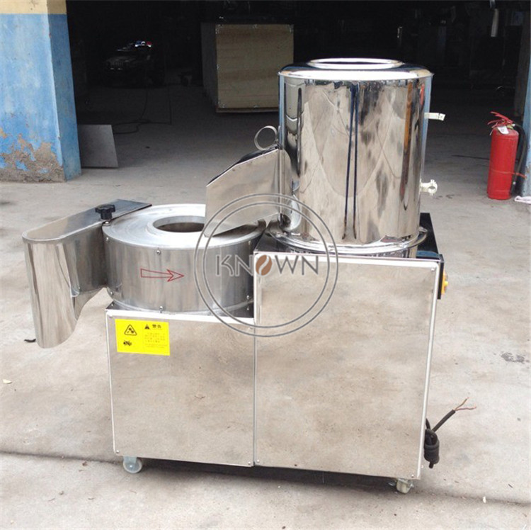 150-300kg/h Electric Fresh Potato Washer Peeler Machines Potato Strips Cutting Chips Stick Cutter Slicer Machine