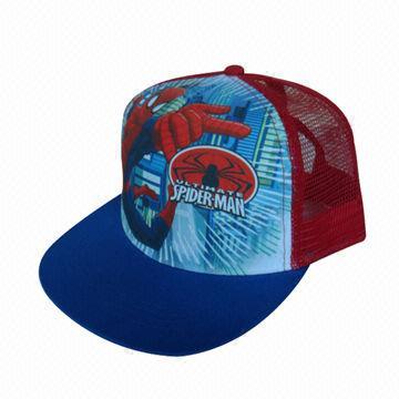 Sublimation printed flat bill snapback hat, customized colors are accepted