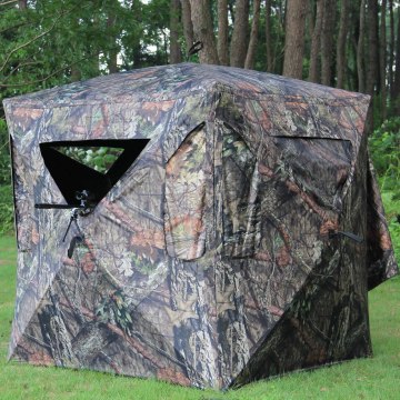 2 Person Pop Up Portable Camo Hunting Blind Tent for Radar Ground Hunting