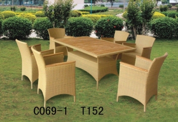 prairie fancy PE rattan garden antique wrought iron chairs