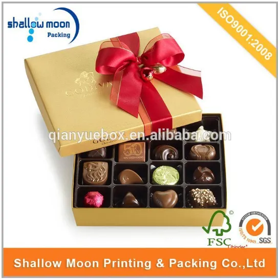 wholesale eco-friendly luxury chocolate packaging box