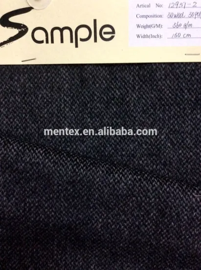 fancy tweed wool fabric for garments