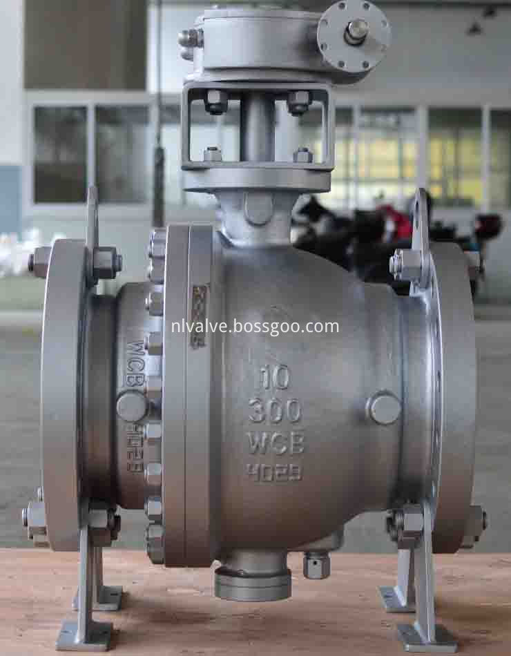 Worm Gear Operated Trunnion Ball Valve