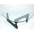 Isamu Noguchi salontafel met glazen blad