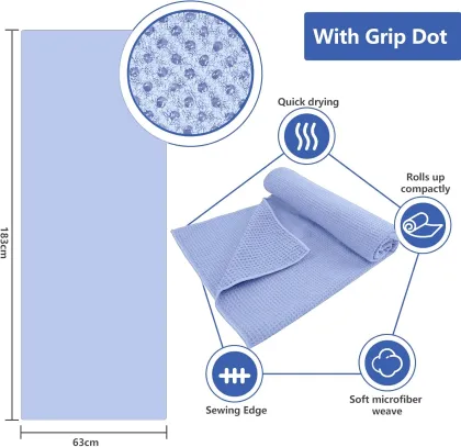 Yoga Towel for Hot absorbent Towel with Slipless
