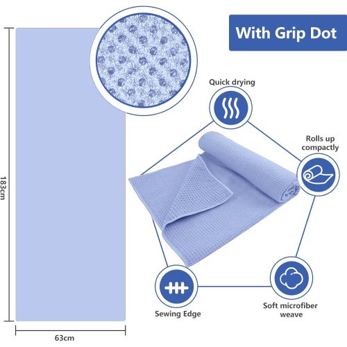 Yoga Towel for Hot absorbent Towel with Slipless