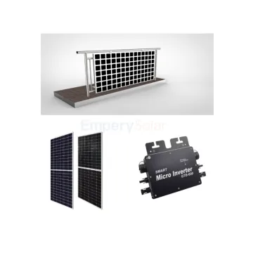 Complete Photovoltaic Balcony Solar Panels Kit for Home Energy Generation