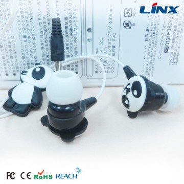 Heiß verkaufte Ohrhörer mit Etui und Panda-Kopfhörern