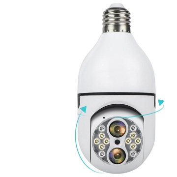 360 Panoramic Dual Lens WiFi E27 Light Bulb Security Camera