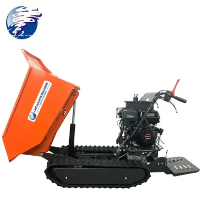 Construction Site Machinery: Sand and Stone Pushing Trucks and Dumpers