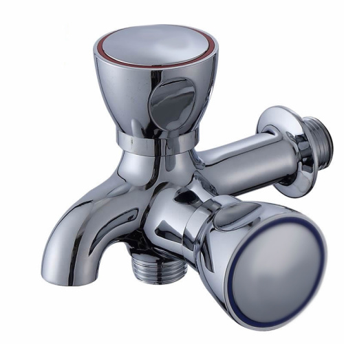 ร้อนและเย็นติดผนังทองเหลืองโบราณปกปิดห้องน้ำอ่างล้างหน้า Faucet Tap