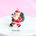 Custom made cheap resin santa claus charms