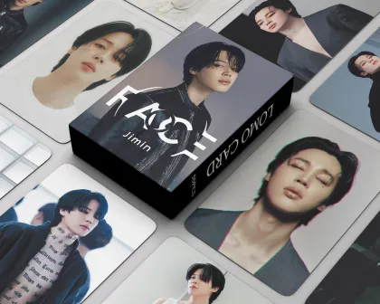 55 Pcs Jimin Photo Cards Lomo KPOP Postcards for Bangtan Boys Jimin