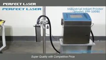 Inkjet CIJ Bottle PVC Pipe Package Expiry Date Printing Machine