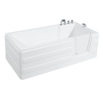 Vasca da bagno lunga walk-in Vasca da bagno per disabili Walk In Tub Shower Combo