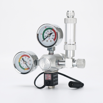 ZRDR CO2 Regulator Valve with Magnetic Solenoid for Aquarium Bubble Counter
