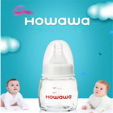 Baby Glass Milk memberi makan Botol Tanpa Pemegang