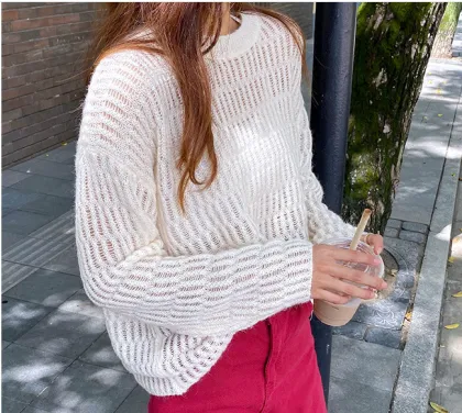 2020 gentle wind loose all-match knit sweater