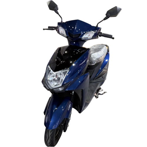 Stylish Blue Electric Scooter with Sporty Design