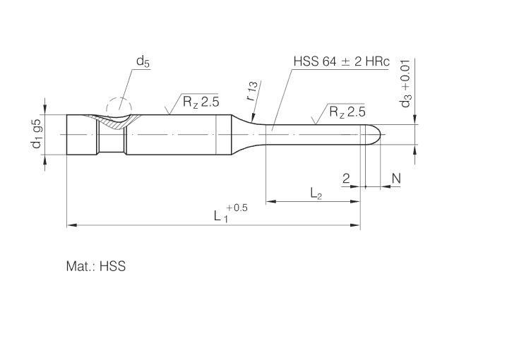 Light Duty Ball-lock Pilots Punch