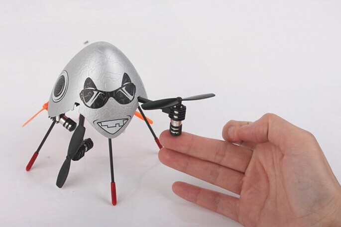 New Products 7.9cm 4CH 6 Axis Flying Egg Quadcopter Toy 6057