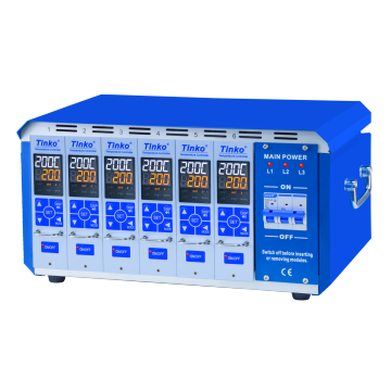 6 Zona Controlador de temperatura de moldagem por injeção plástica com tela LED