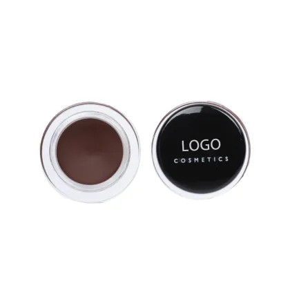 Custom Made Matte Black Dark Brown Eyeliner Gel Long-Lasting Waterproof Mineral Ingredients Private Label Adhesive Eye Liner