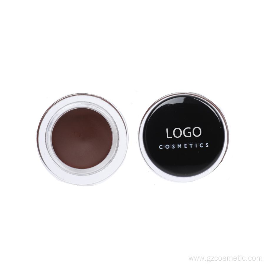 Custom Made Matte Black Dark Brown Eyeliner Gel Long-Lasting Waterproof Mineral Ingredients Private Label Adhesive Eye Liner
