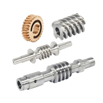 Custom Milling OEM Worm Gears & Screw Shafts: Stainless Steel and Brass
