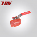 Forged Carton Steel Class 1500 Threaded Ball Valve