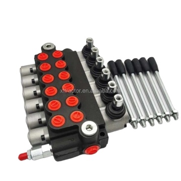 LSTY P80 1-6 Spools Hydraulic Spool Valve with Joystick