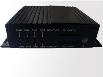 Multi - Channel Gps 2g / 3g D1 Resolution Sd Card Mobile Dvr Black Box Camera For Buses