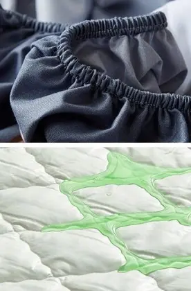Wholesale Plain Color Cotton Waterproof Bed Cover and Mattress Protector