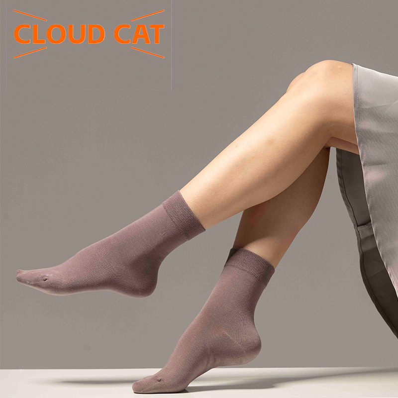 Ciorapi eleganti pentru femei, la mijlocul gambei, fără cusături
