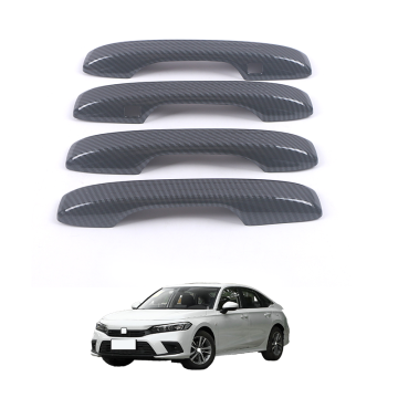 Chrom -Türgriffe Cover - ABS Carbon Faser Außenstyling für Honda 2022 Civic