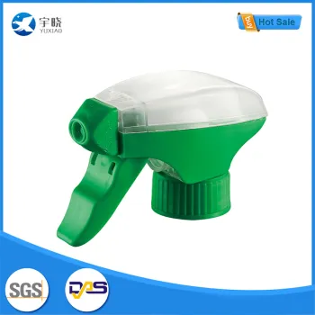 Green Trigger Spray with Transparent Protective Top Cover